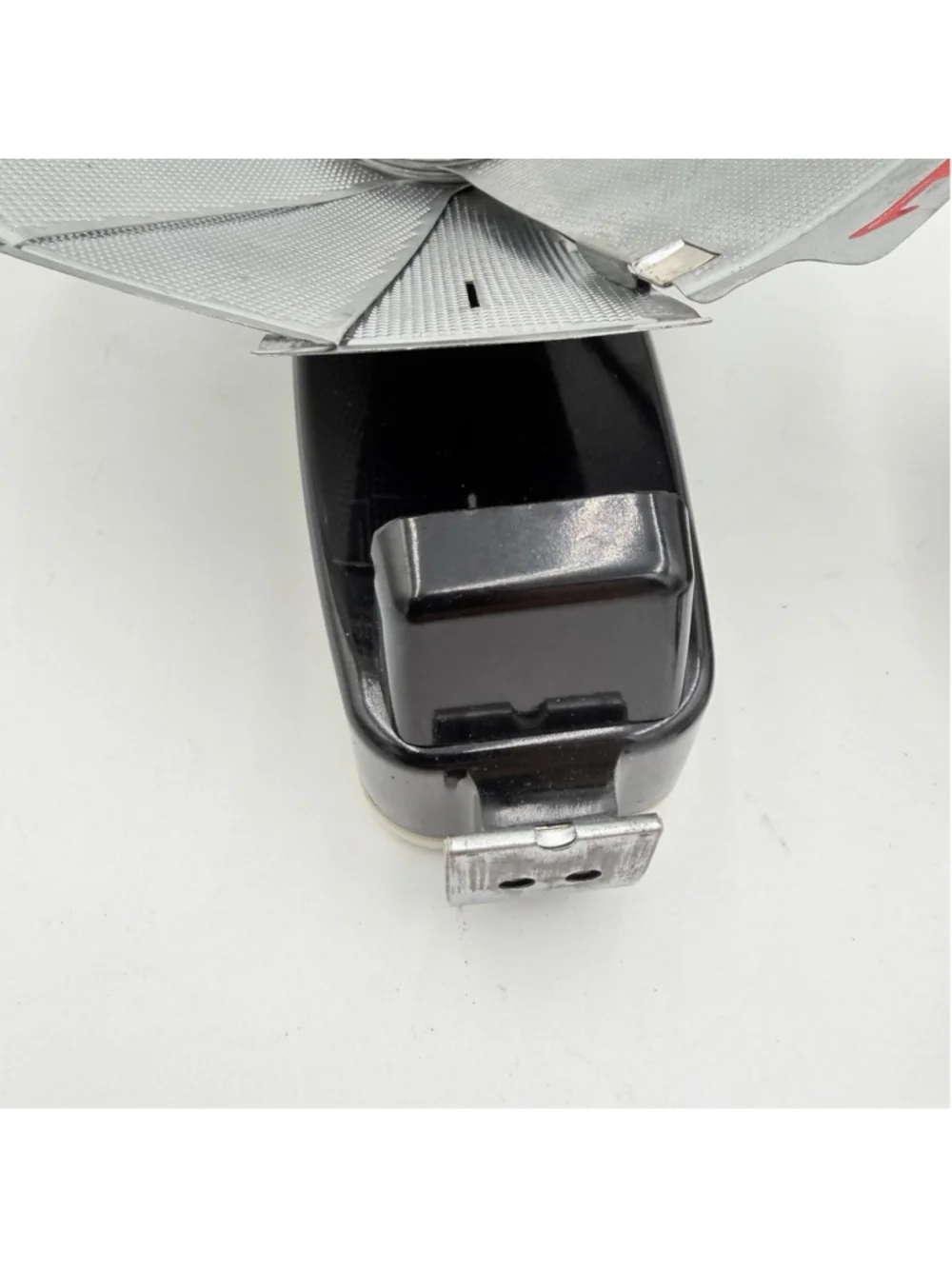 Adams Folding Fan Flash Gun Camera Flashbulb Unit w/ Case Cord